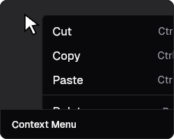 Context Menu