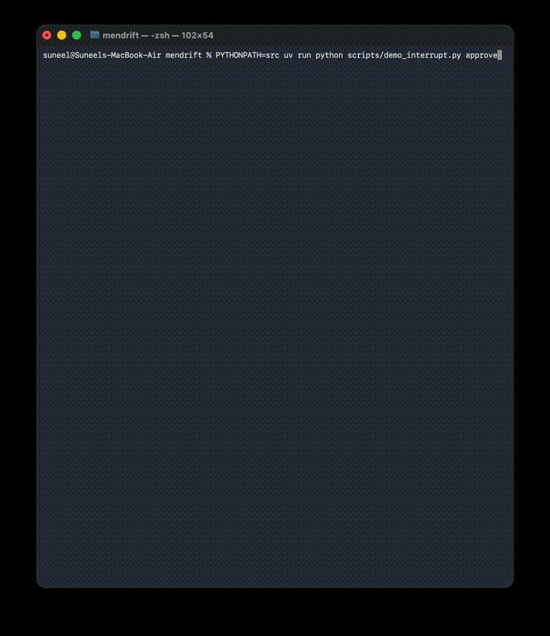 Kill-and-resume demo