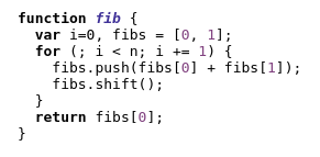 Fibonacci html output