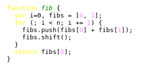 Fibonacci lame html output