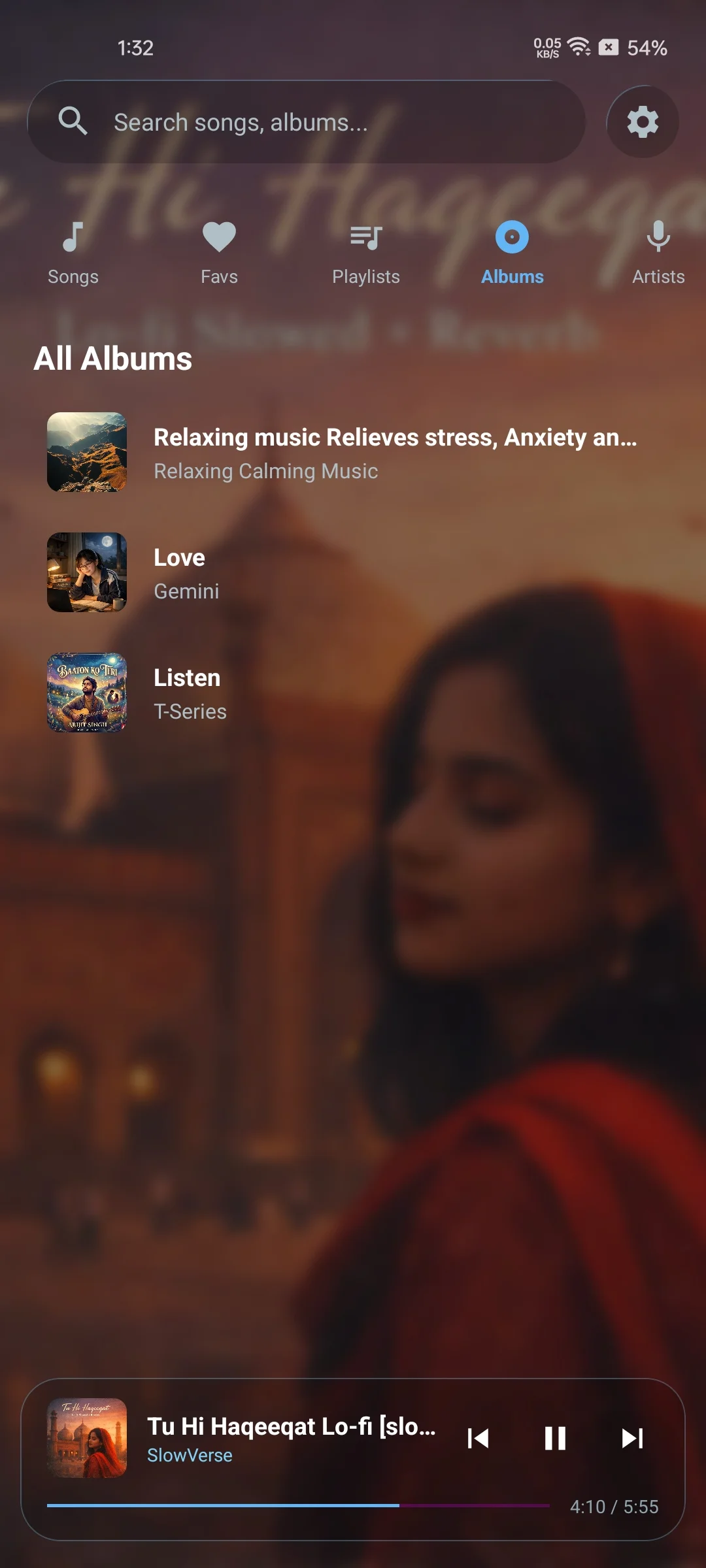 Albums Tab