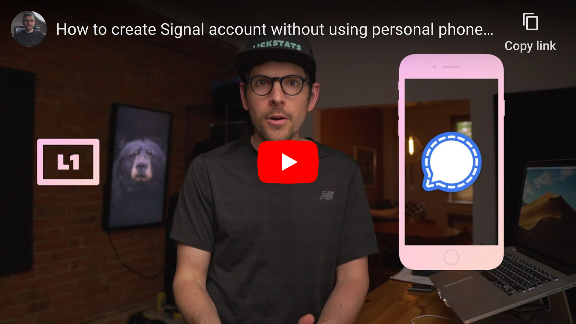 How to create Signal account without using personal phone number - YouTube