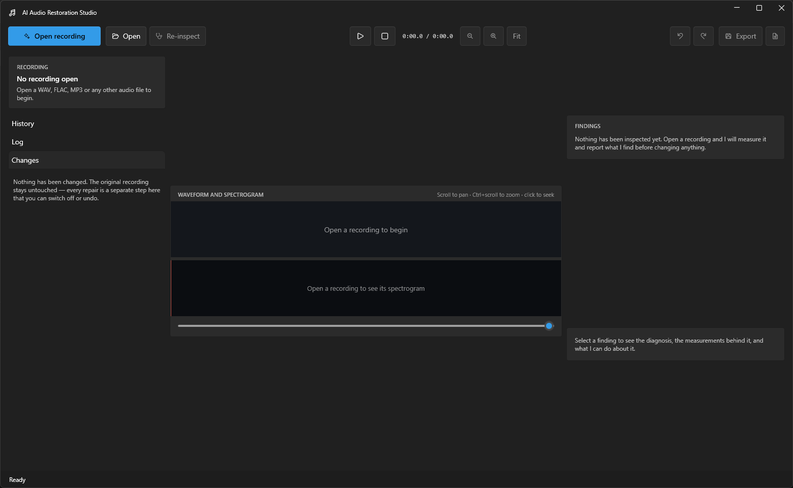Audio Studio screenshot