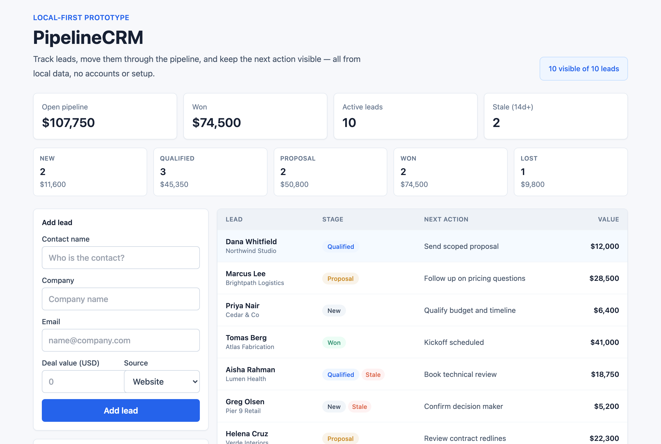Generated CRM