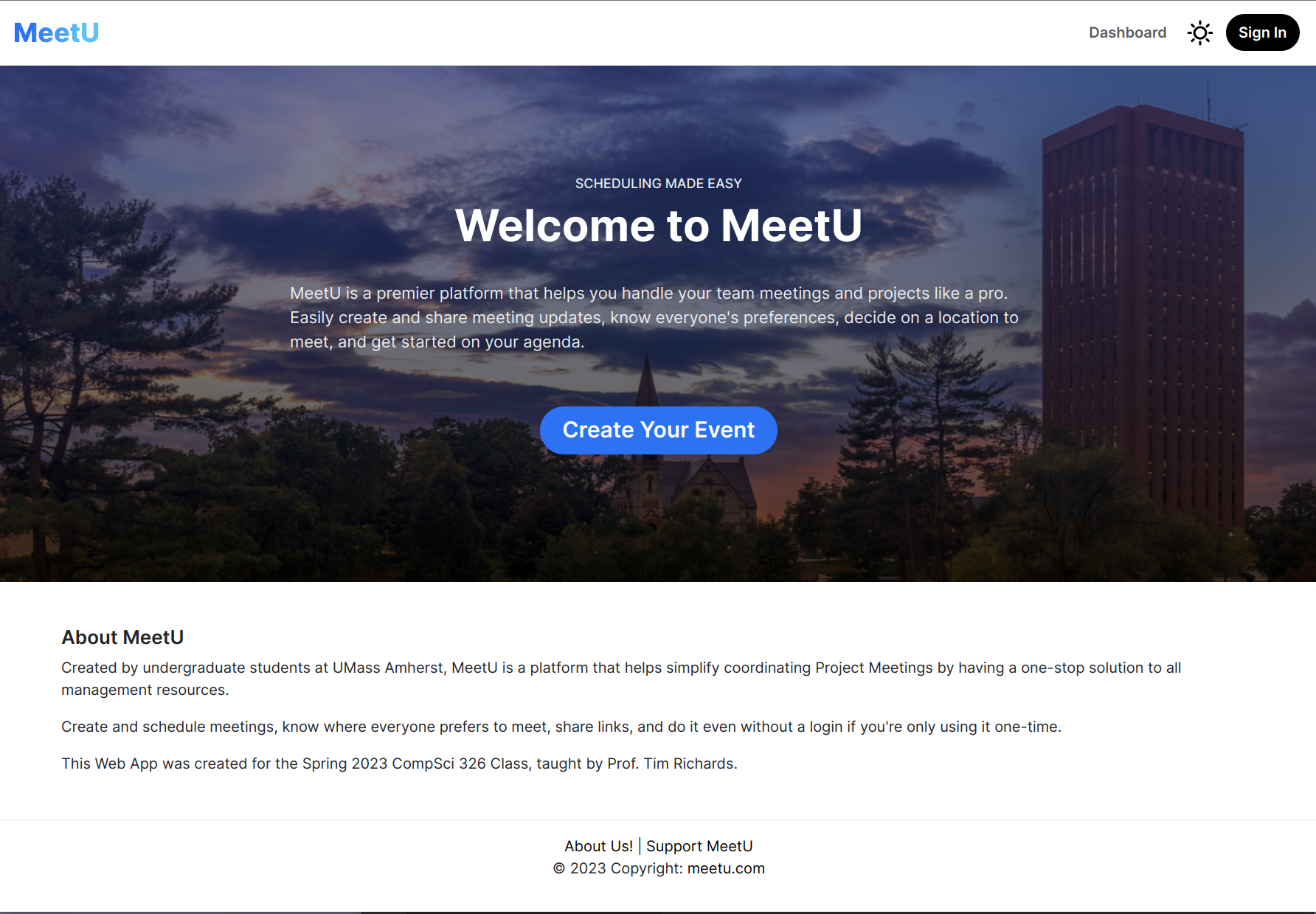 Landing Page