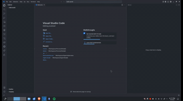 Morse in VS Code