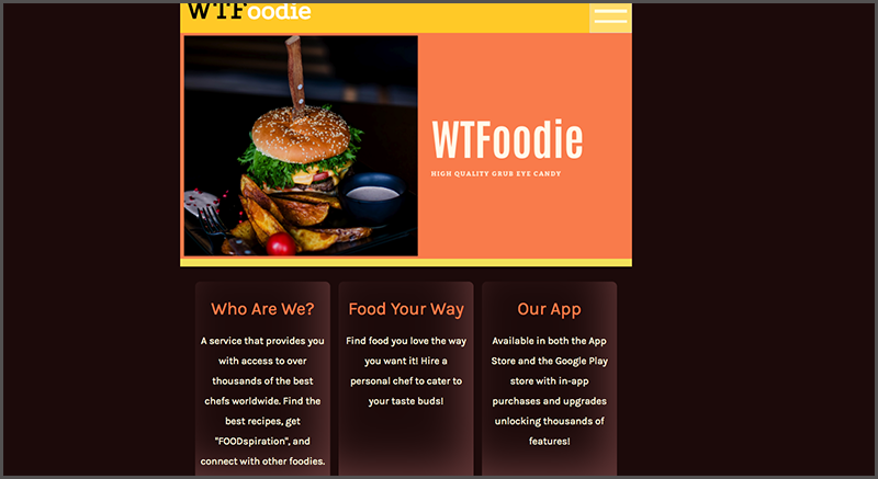 WTFoodie preview