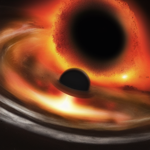 Black Hole by Stable Diffusion 2.0 and Pylar Prompt guidelines