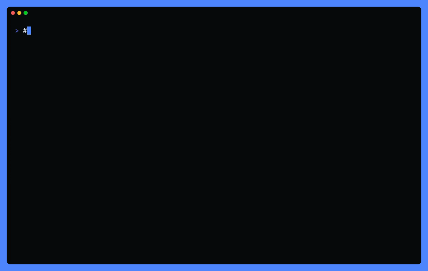 The whole loop against the real binary: nika check catches two typos with did-you-mean fixes, the renames applied, the audit passes, the run executes offline, and nika trace verify confirms the printed chain head