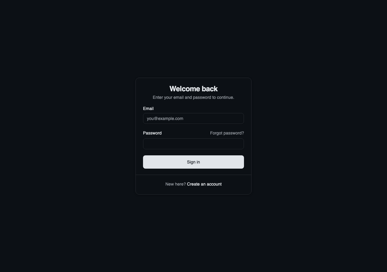 Desktop dark