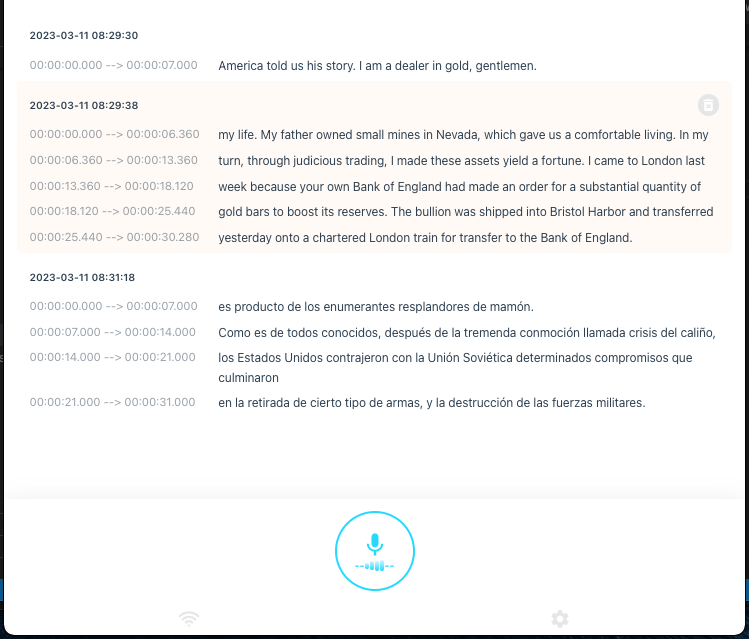 User Interface User Interface
