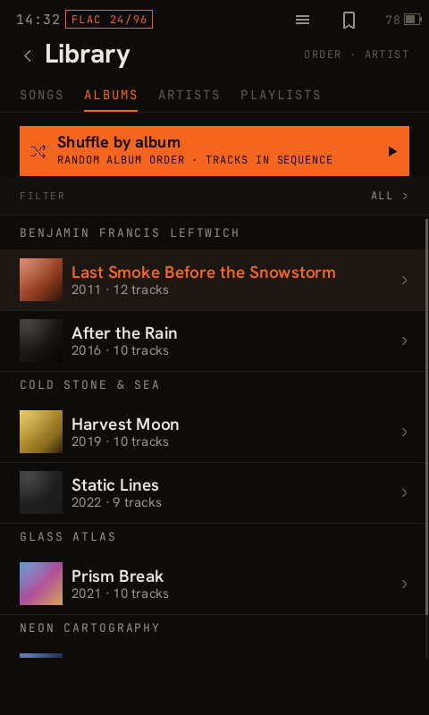 Album library