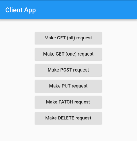 Client app