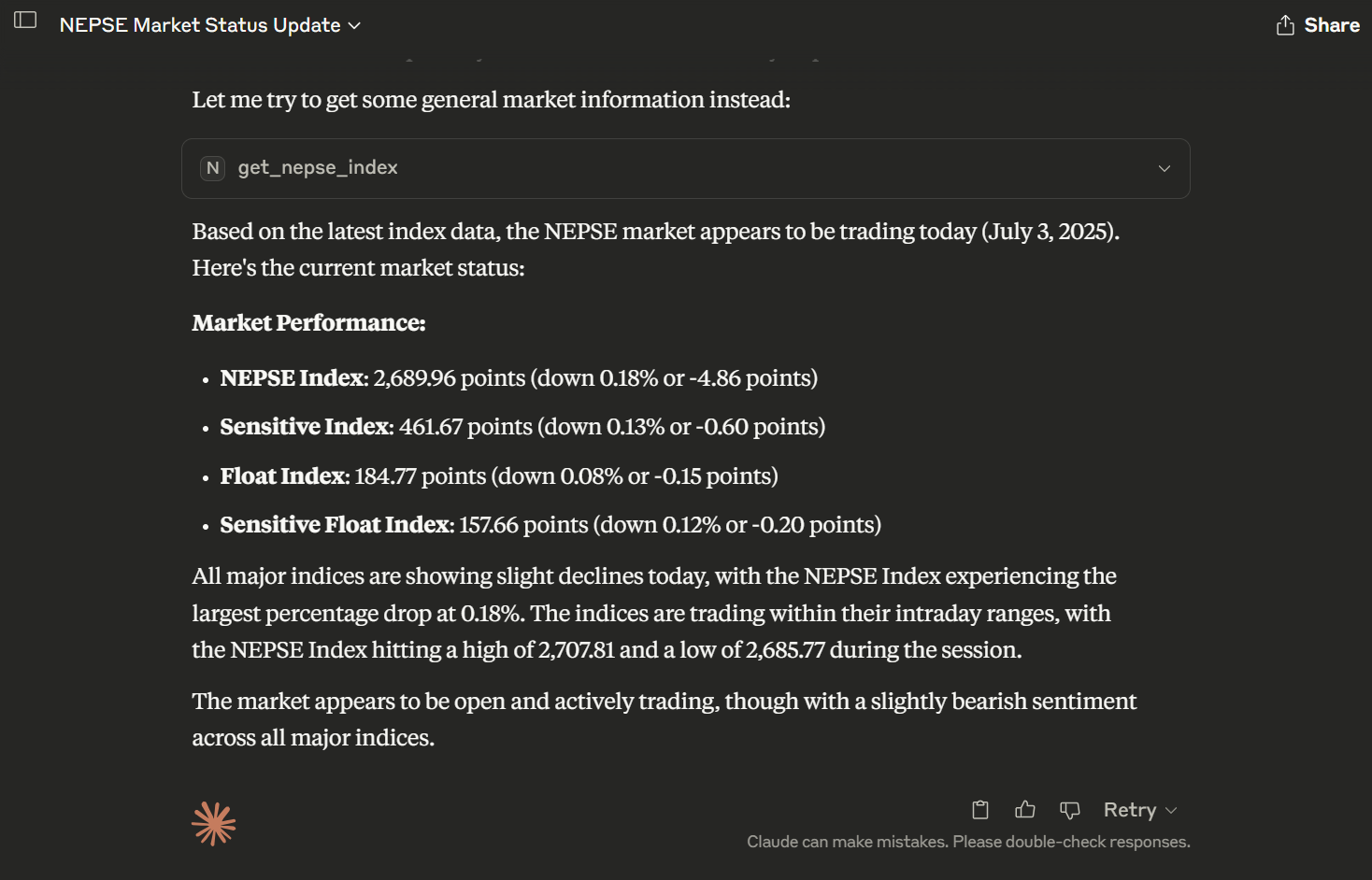 NEPSE Index