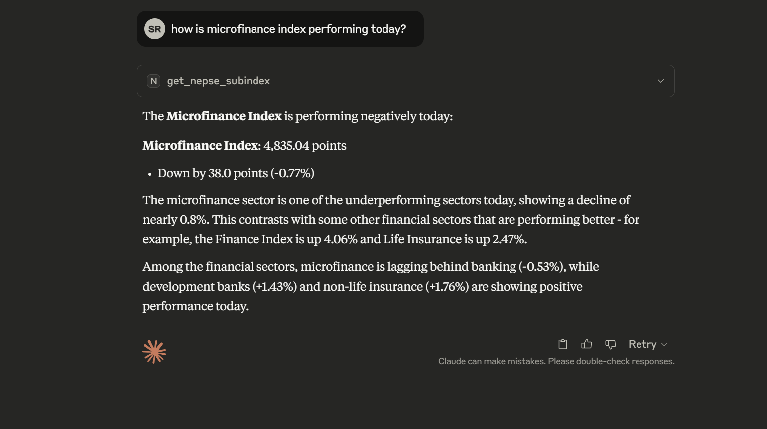 Sub-indices
