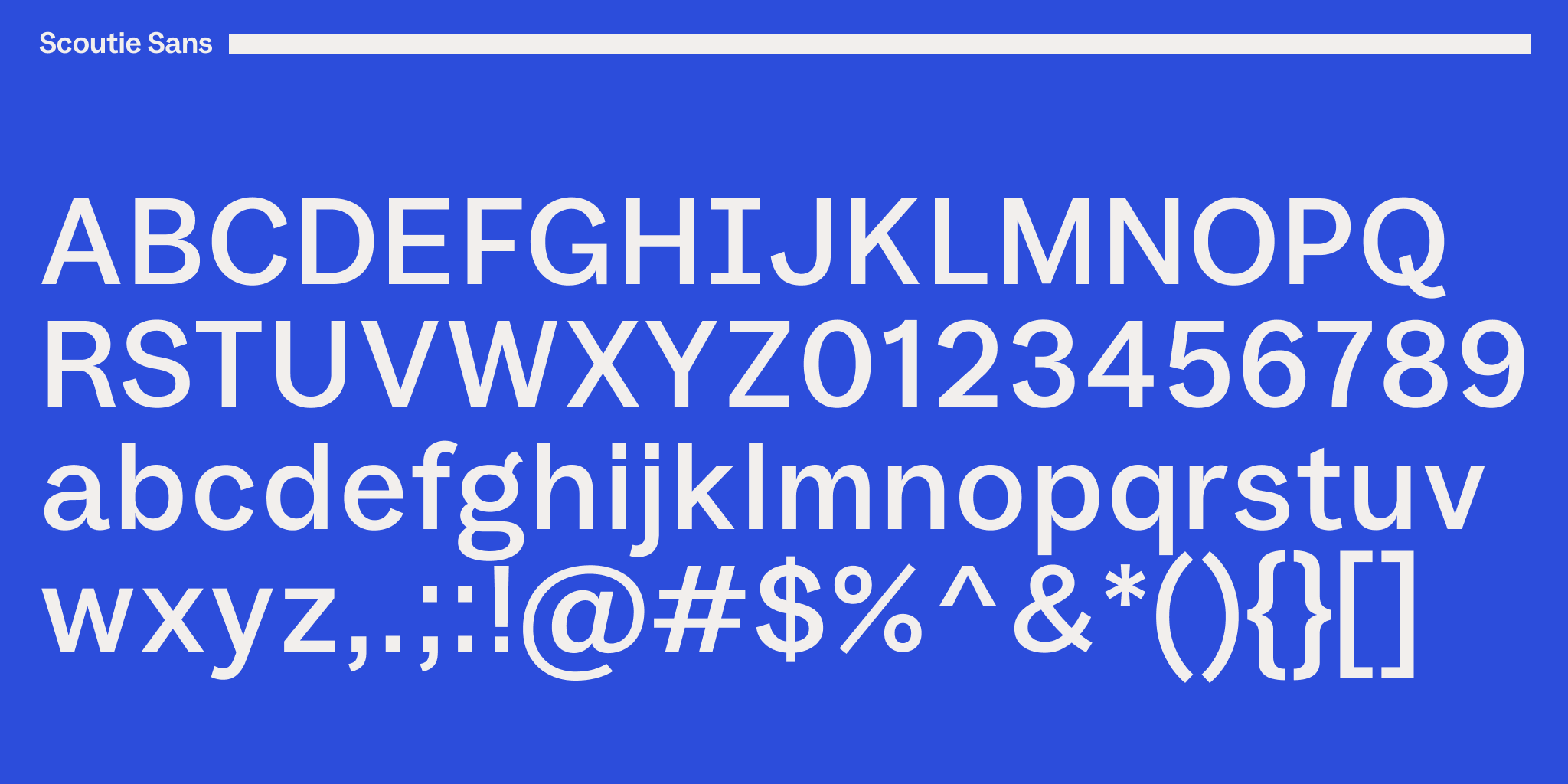 Scoutie Sans screenshot