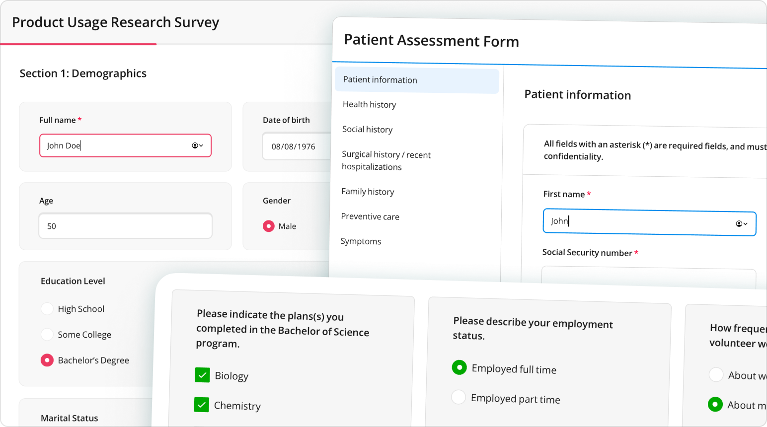 SurveyJS Form Librar