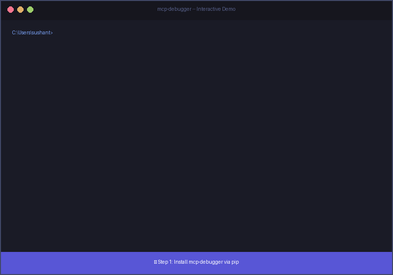 mcp-debugger demo
