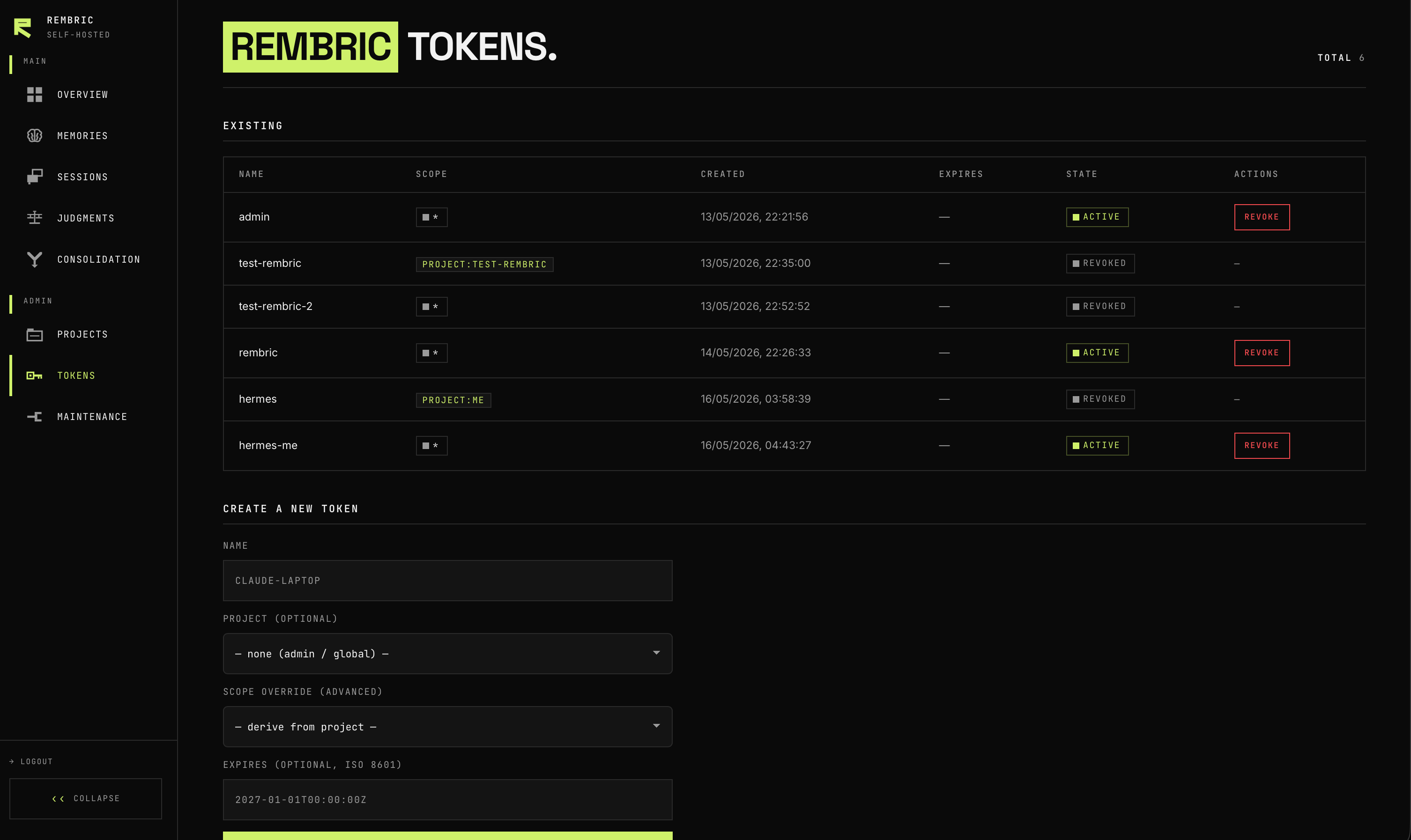 Tokens