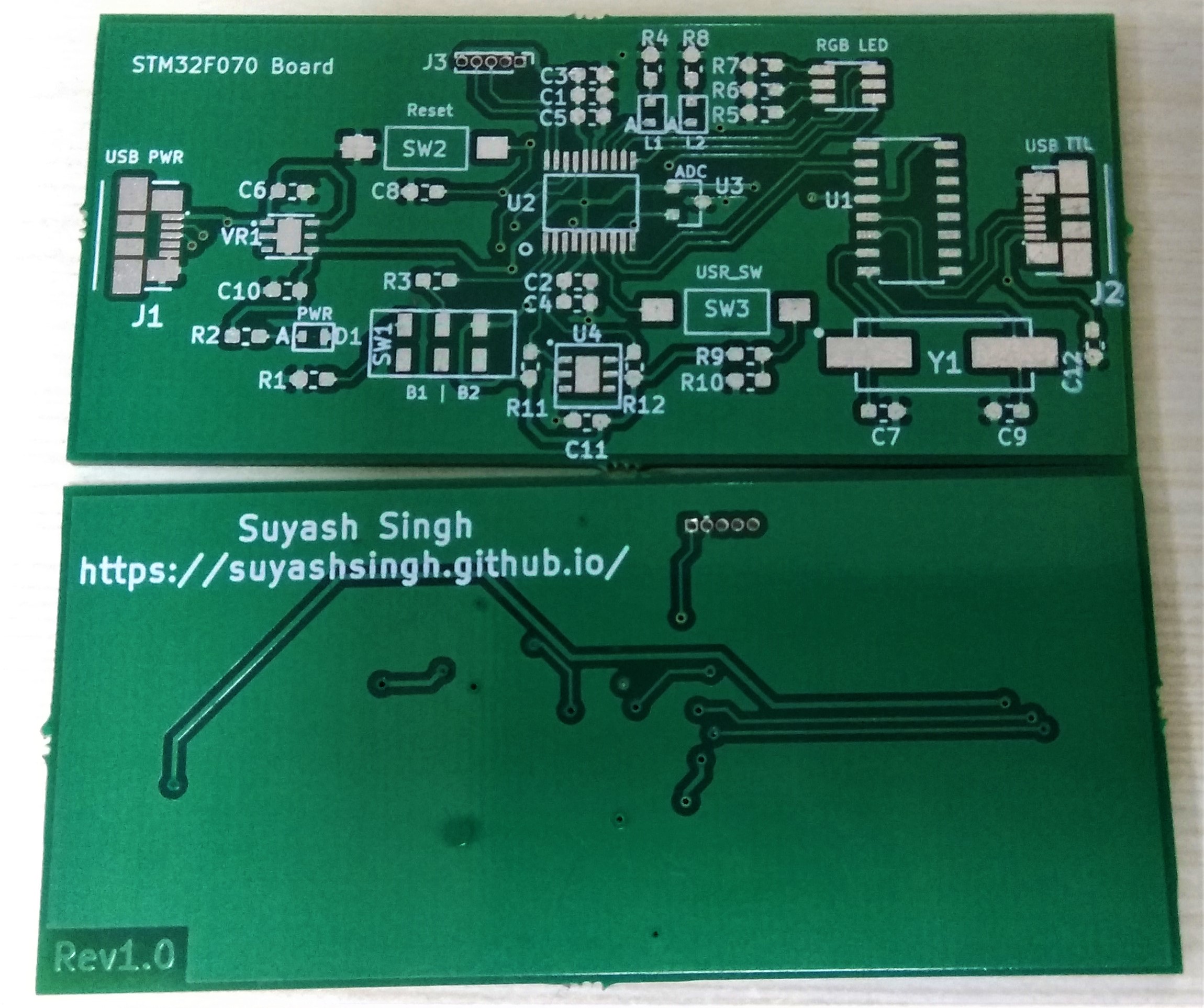 Stm32f070-board, from the project README
