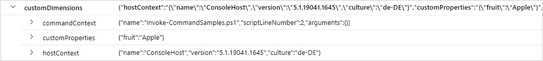 sample trace