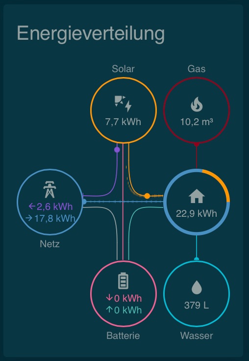 General energy overview in Home Assistant