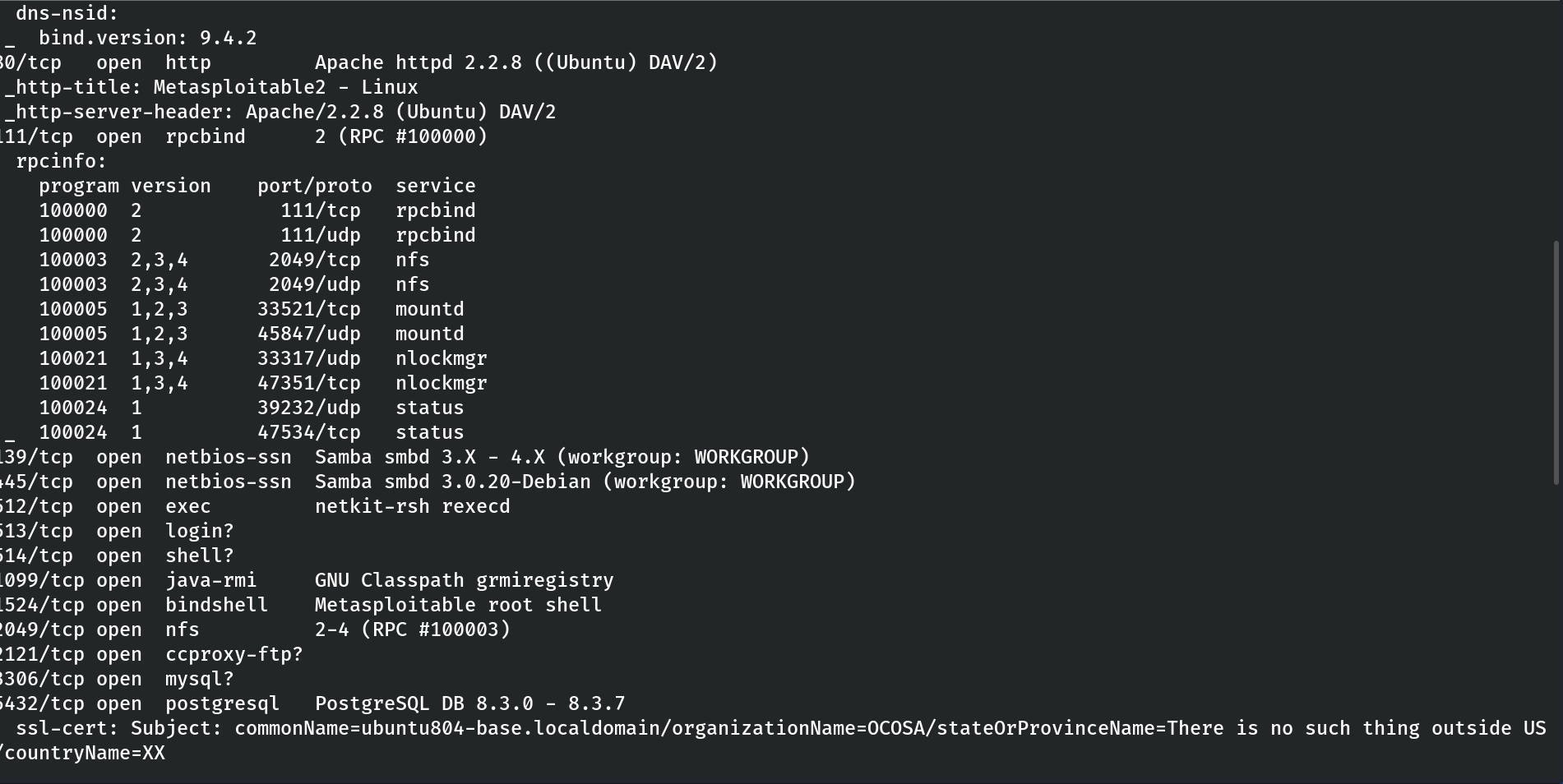 GitHub - svesec/vulnhub-metasploitable2: Completed Metasploitable2 lab ...