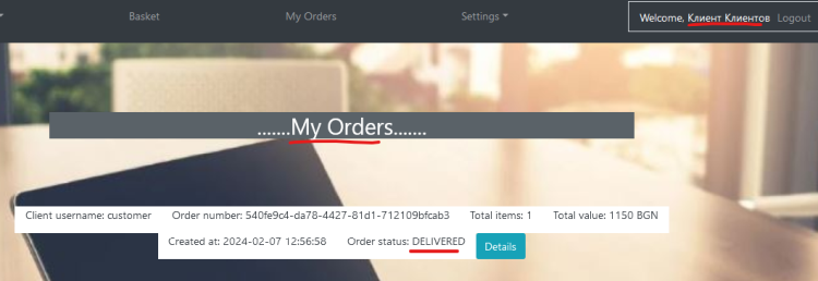 my orders status of order changed to final DELIVERED.png