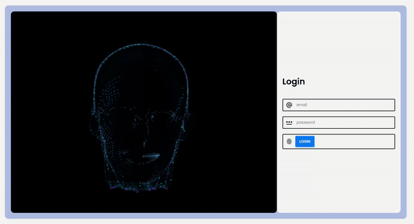 Login page