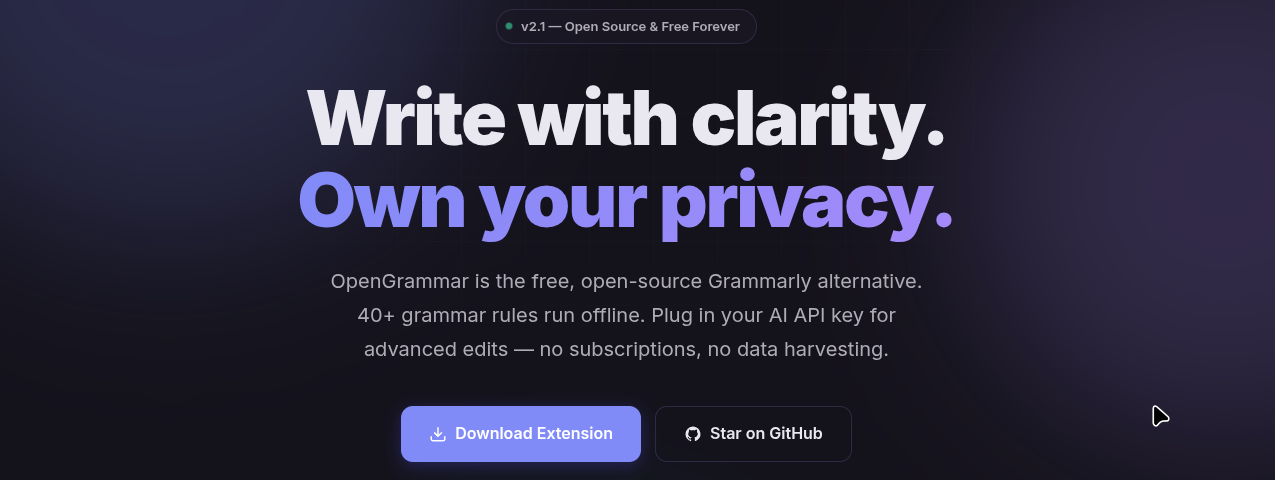 OpenGrammar 2.0