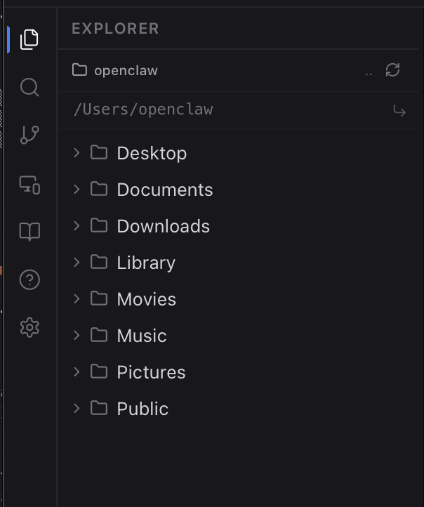 File explorer