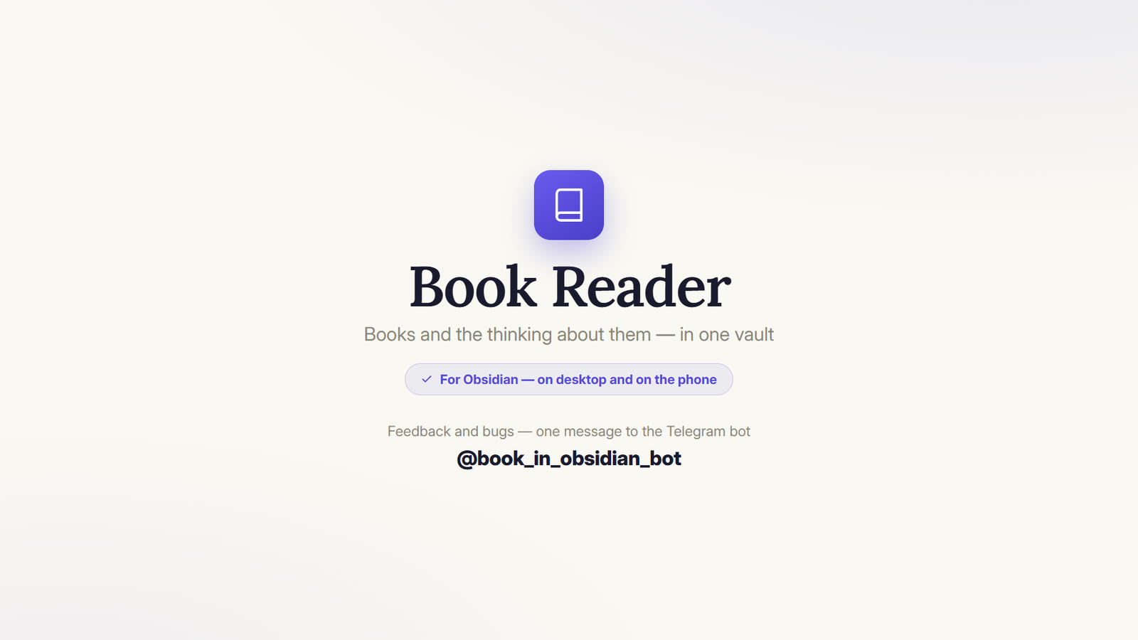 Book Reader