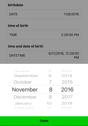 IOS-date