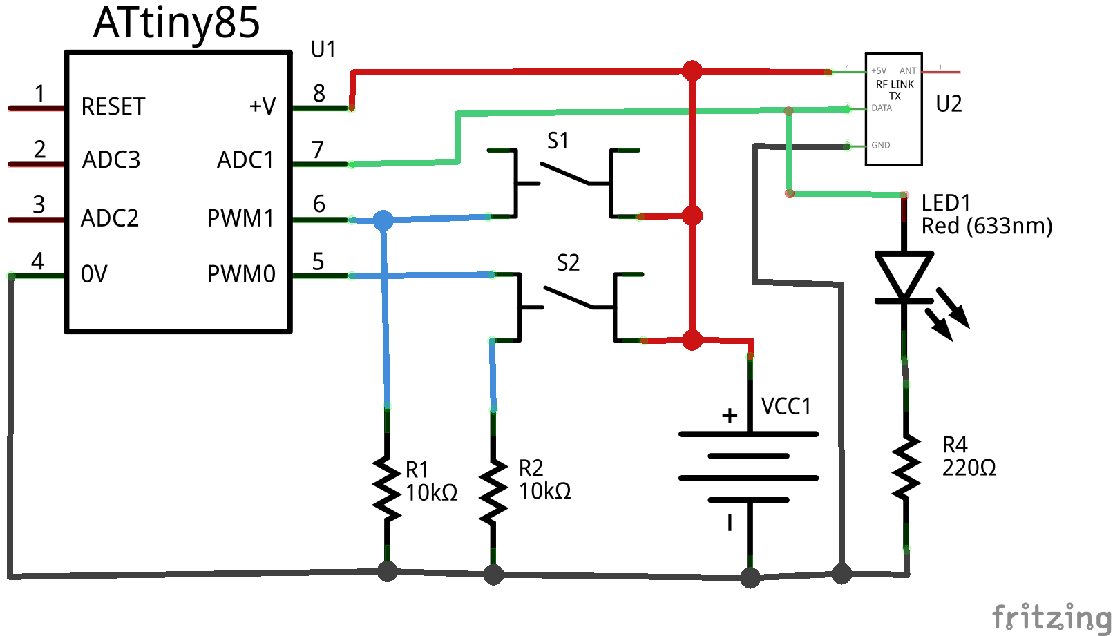 Digispark attiny85 проекты