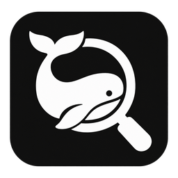 DSH Tool Search: whale and magnifying glass