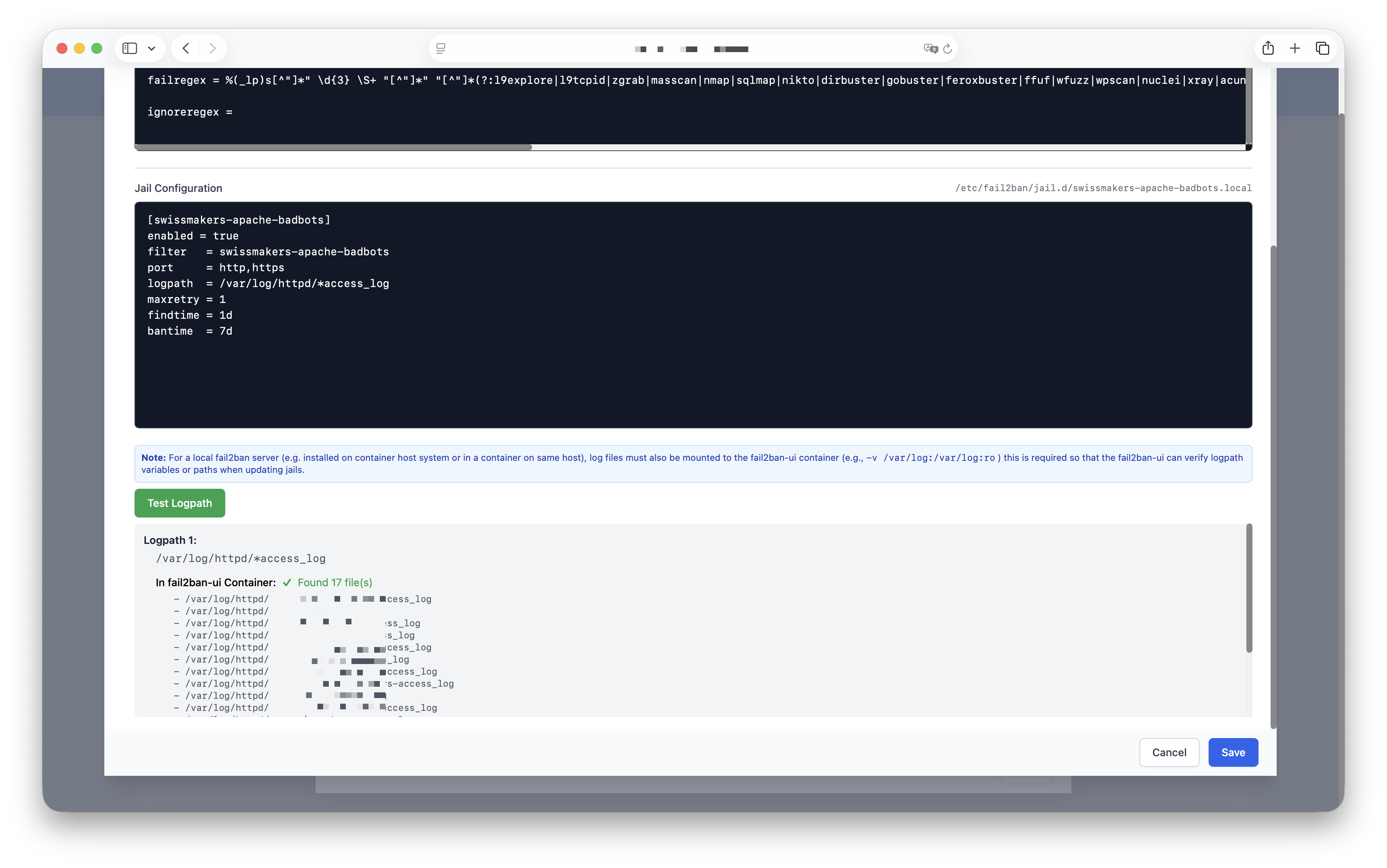 Logpath Test