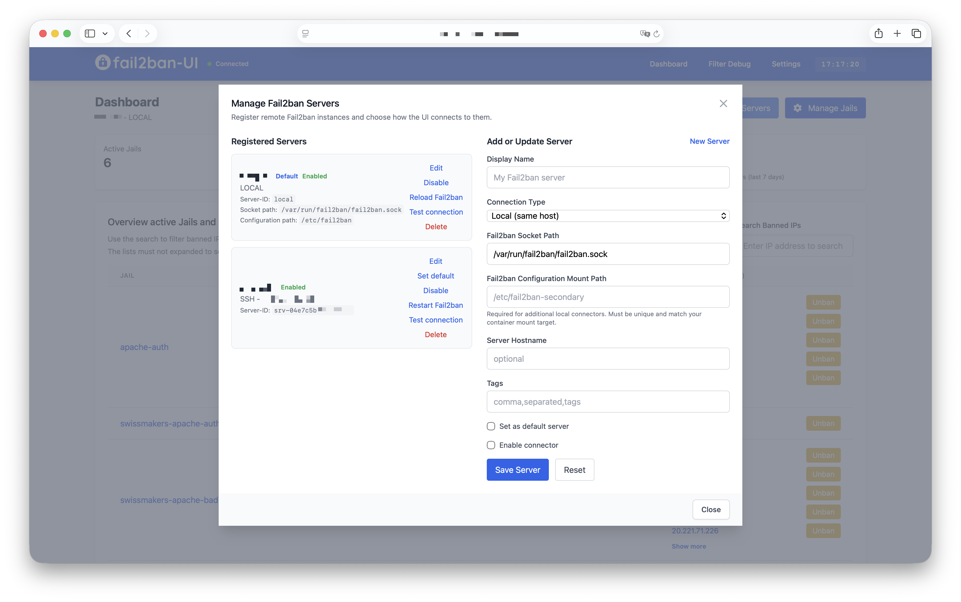 Manage Servers