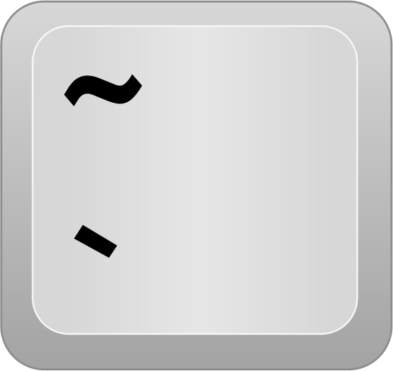 Tilde key