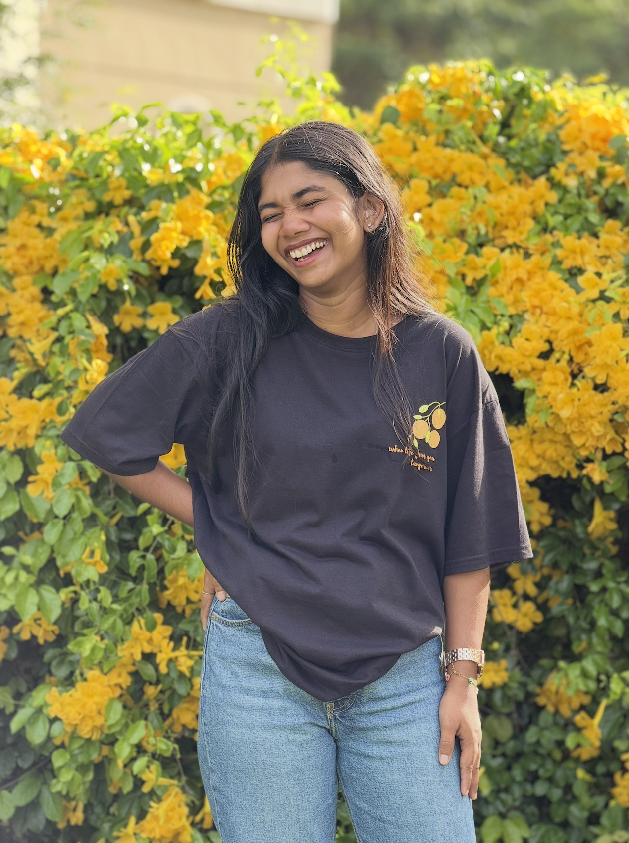 Tangerines Oversized T-Shirt thumbnail 4