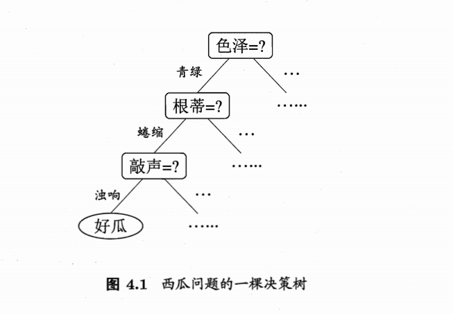 选择西瓜的决策树