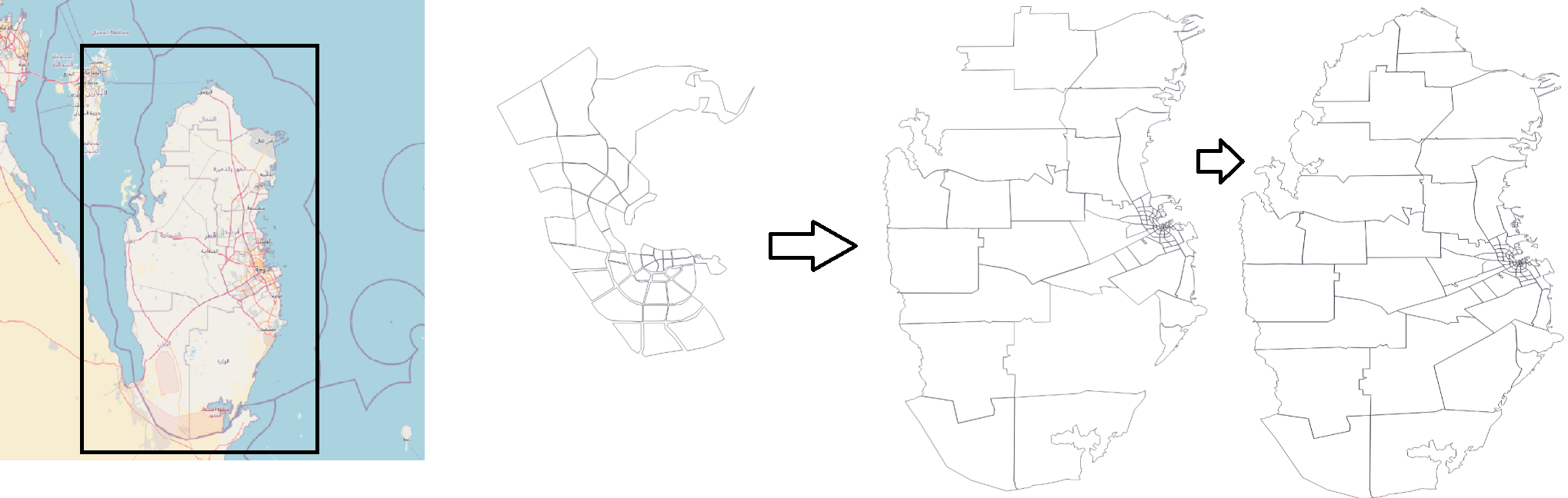 Qatar Map Plotting