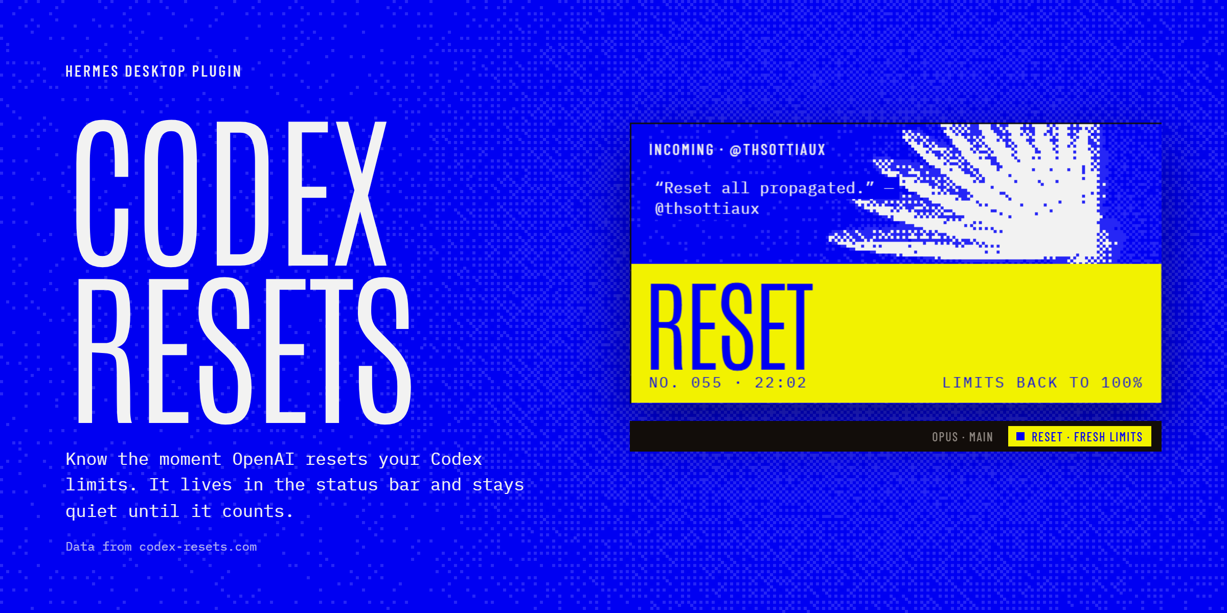 Codex Resets