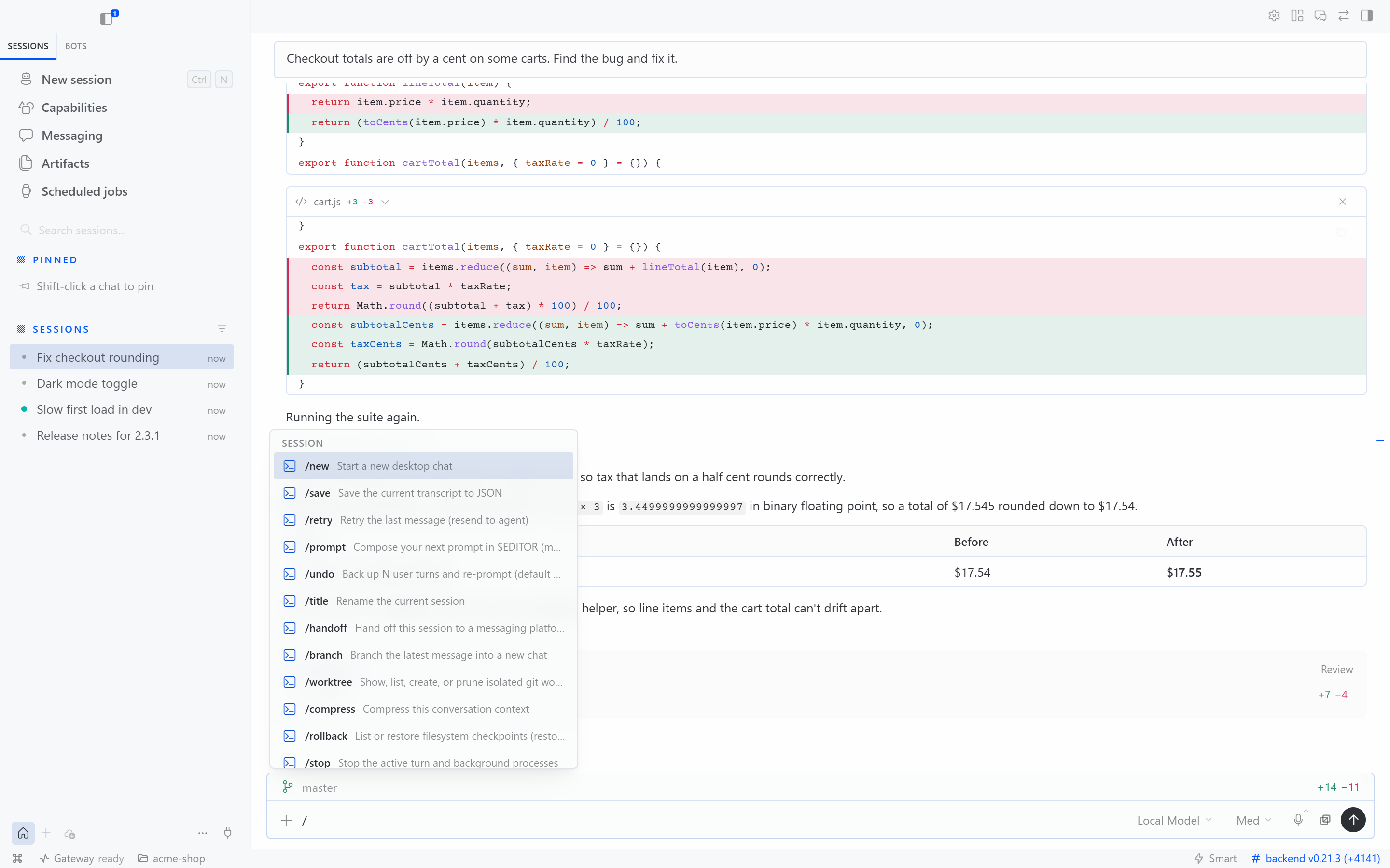 hermes-workbench screenshot 2