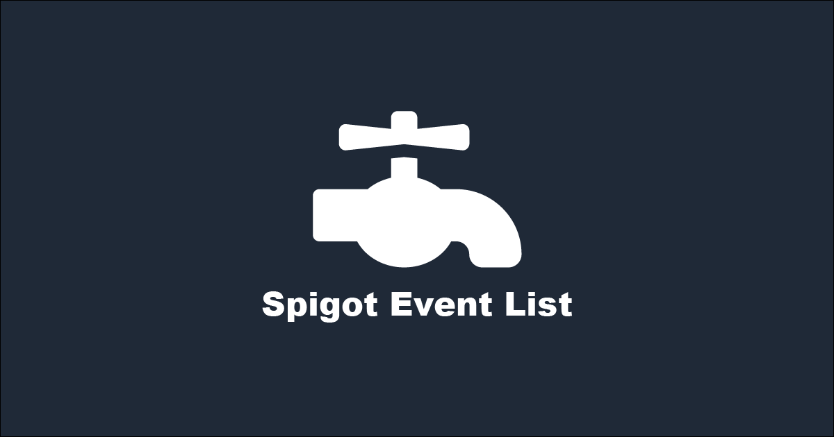 spigot-event-list