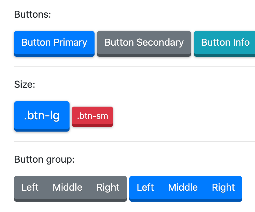 Bootstrap v4 Extend: Button Raised