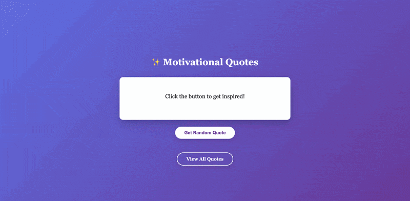 Motivational Quotes API