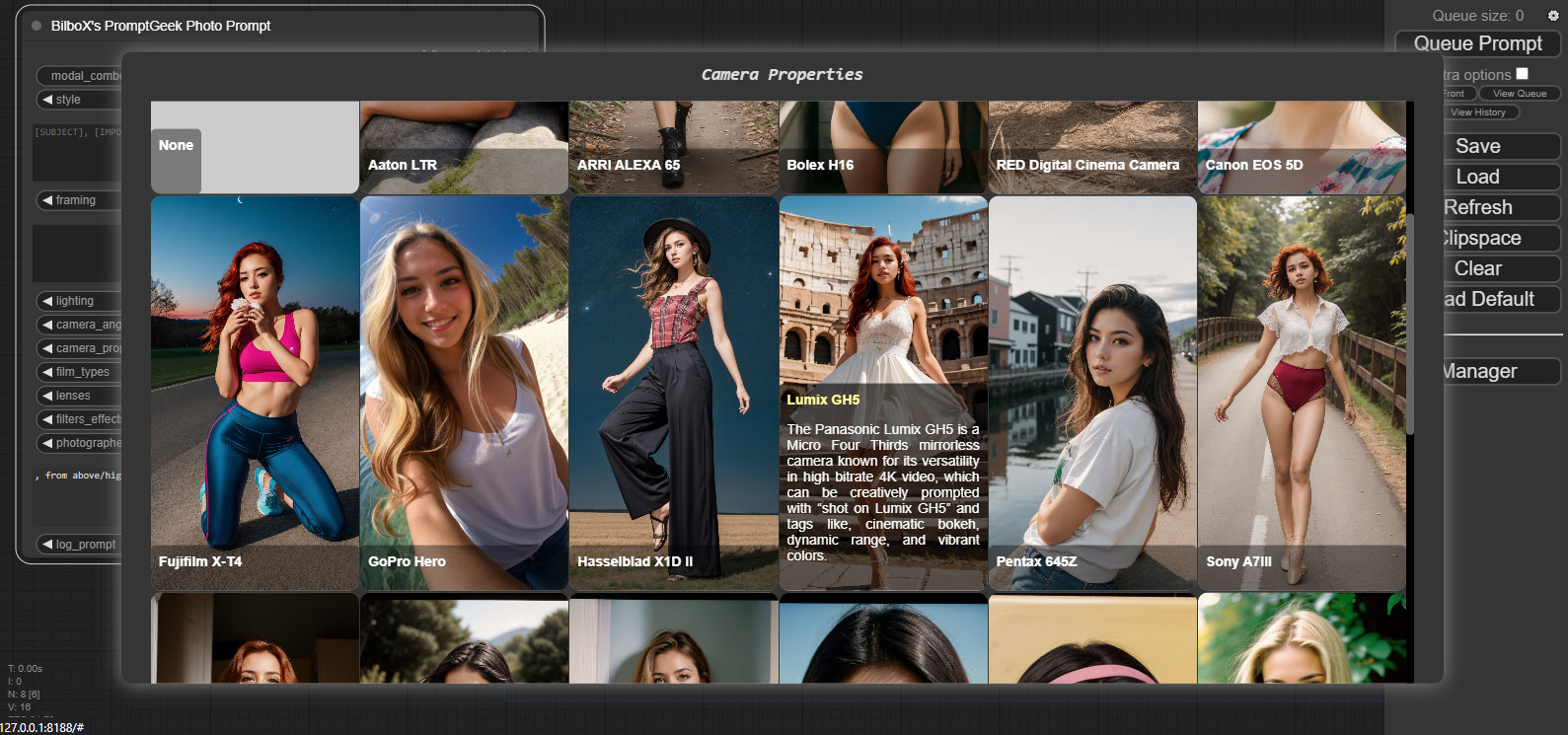 BilboX's PromptGeek Photo Prompt Modal mode