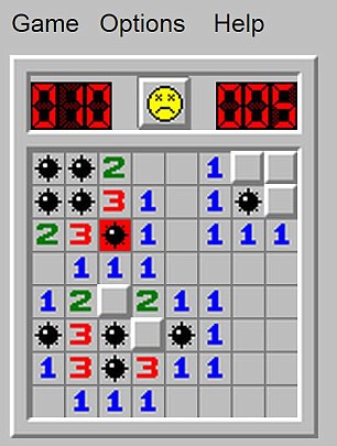 Old-school Minesweeper