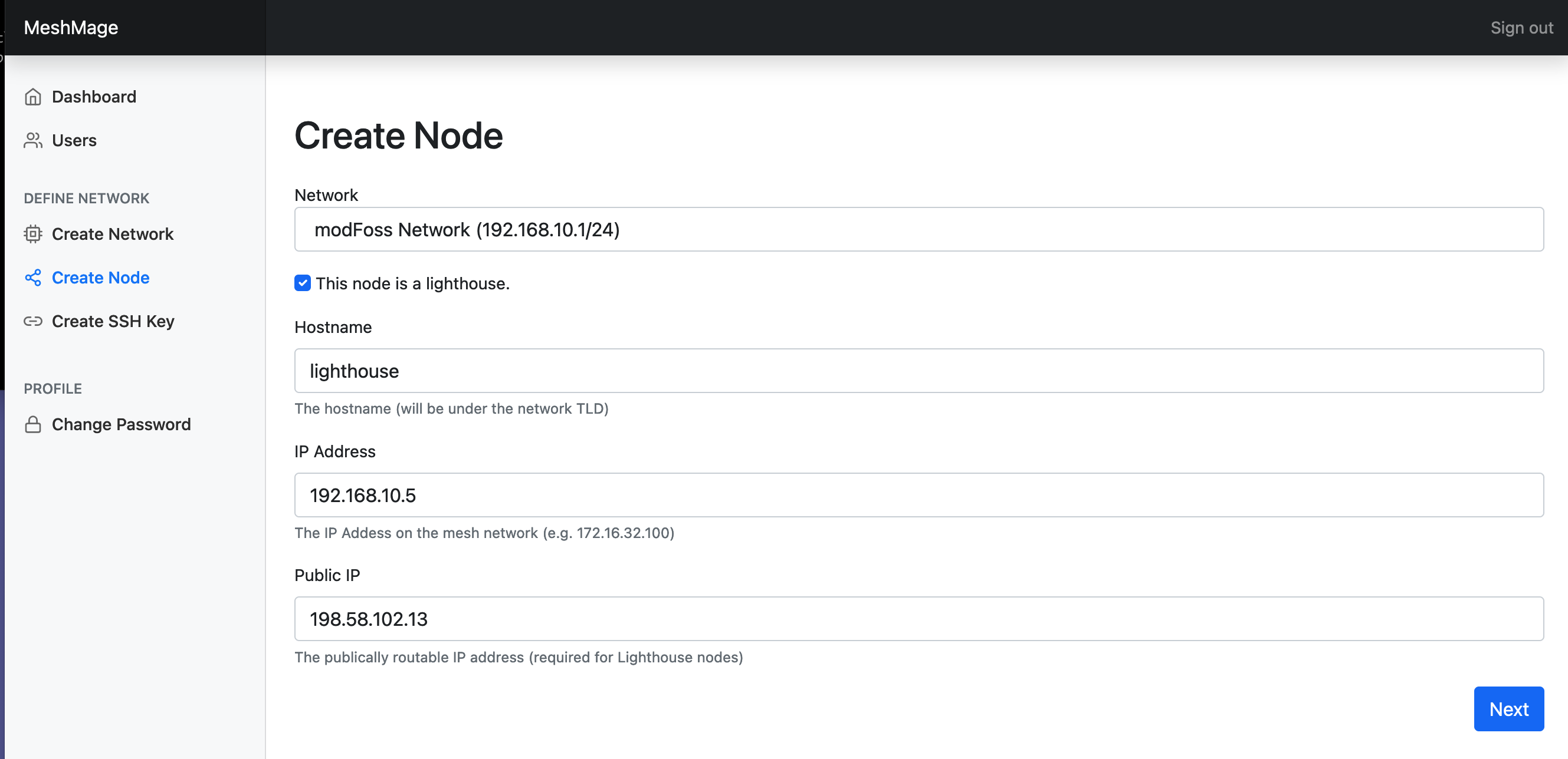 New Node - Filled