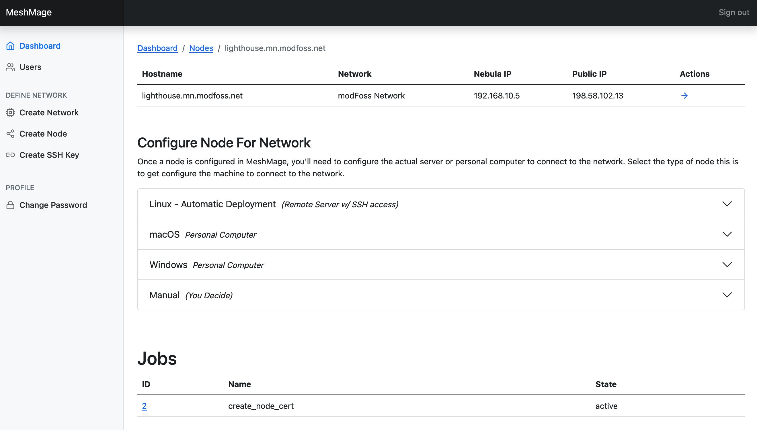 New Node - Finished